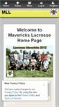 Mobile Screenshot of mavslax.com